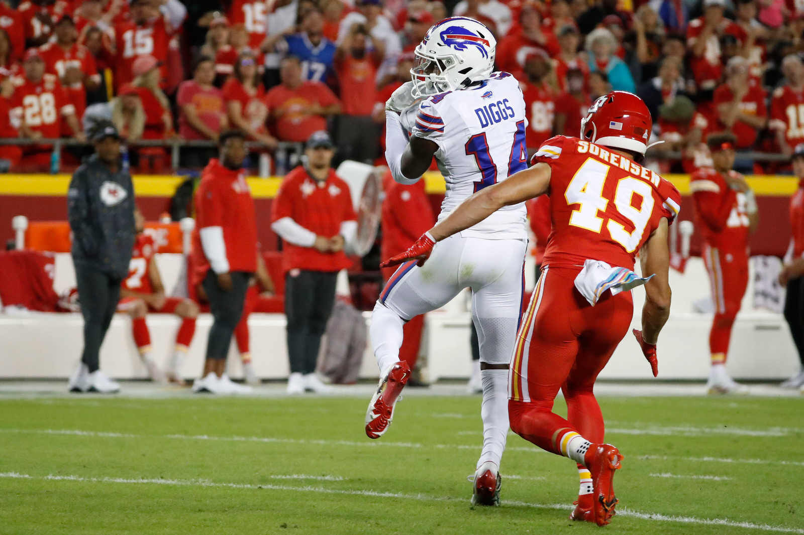 Diggs downfield